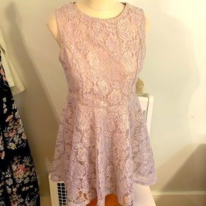 Altar’d State Shimmer Rose Lace Dress